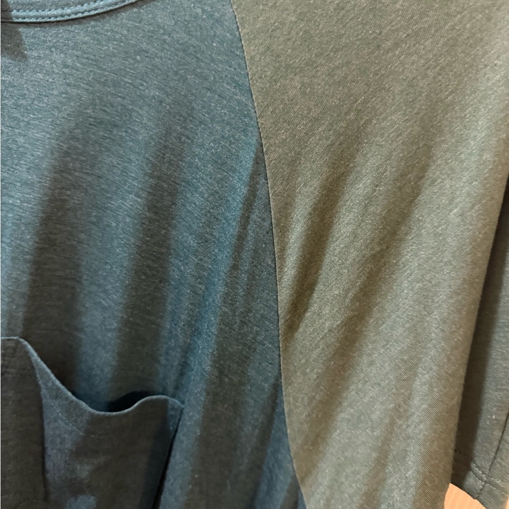 LuLaRoe Teal Carly Dress - Picture 3 of 4